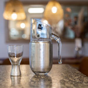 SignO Wasserkaraffe + 2 Gläser SILBER Limited Edition (SET)