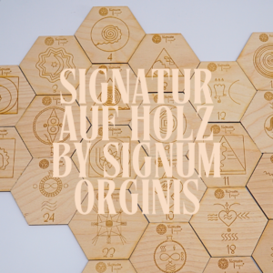 Signaturen auf Holz